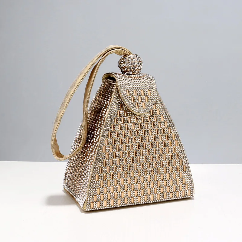 Luxury Bags Pyramid - Strass Luxus Abend Taschen Für Frauen