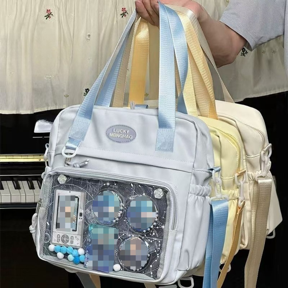 Luxury Y2K Bags - Y2K japanischer Preppy-Stil Schulter-Crossbody-Tasche, neue Nylon-Schultaschen