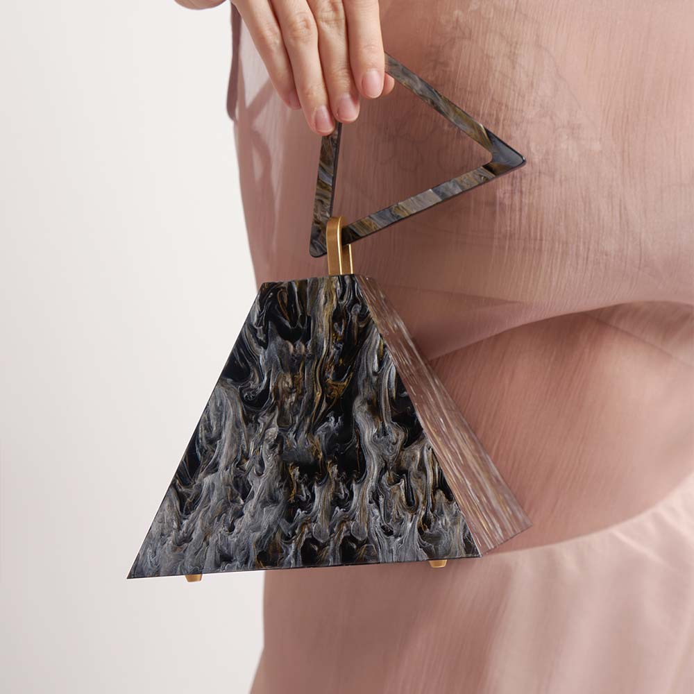 Luxury Bags Pyramid - 2026 Stilvolle kreative Design-Handtasche aus Acryl