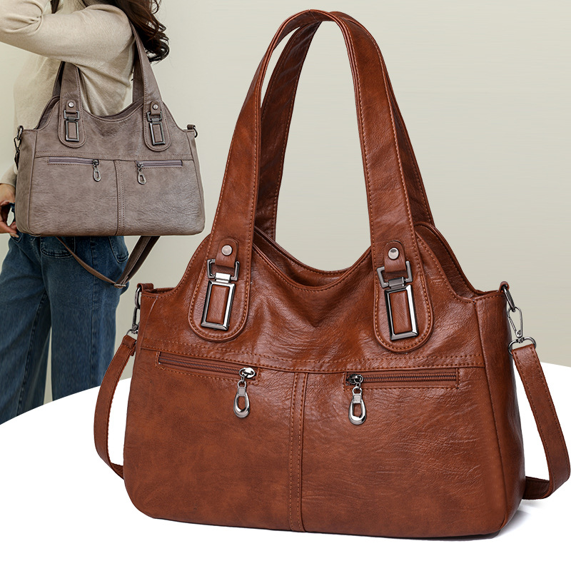 Xl Luxury Bags - 2024 frauen Hohe Qualität Leder Schulter