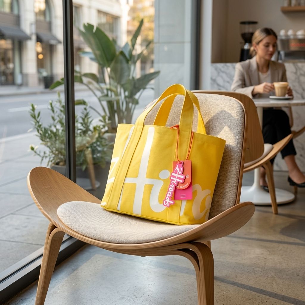 Luxury Bags Europe - Premium Recycling-Baumwoll-Tragetasche | Umweltfreundliche Leinentasche mit