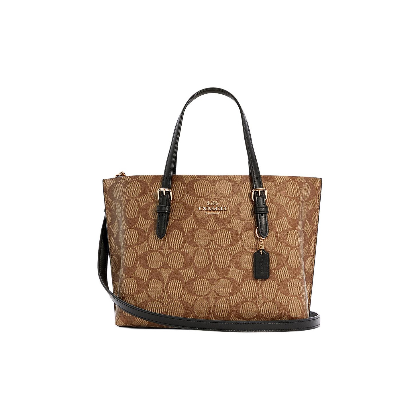 Luxury Bags Coach - COACH Mollie Beschichtete Canvas-Tasche mit Glattleder,