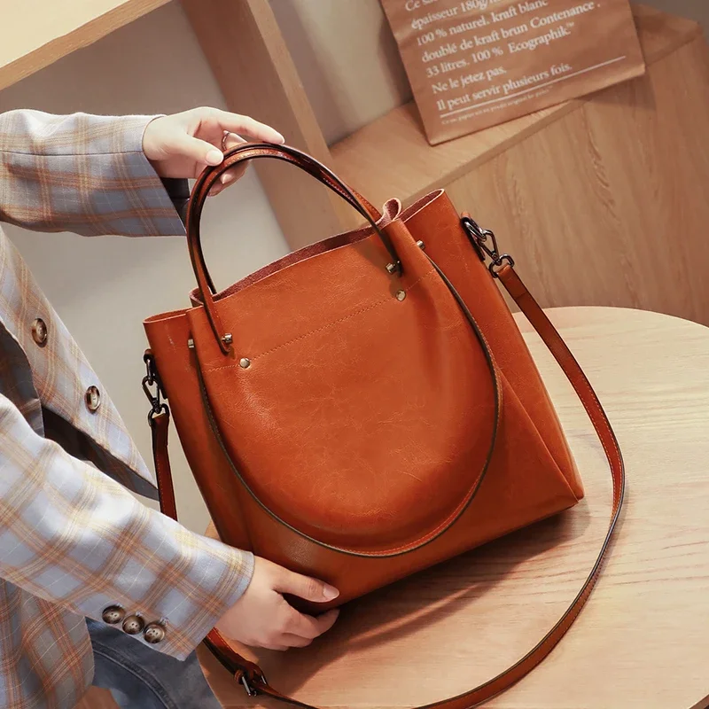 Echte Leder-Tragetasche für Da – Xl Luxury Bags Bewertung und Preis