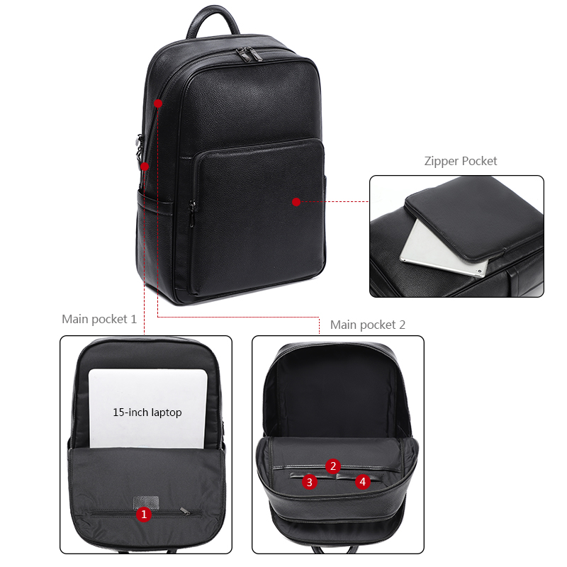 100% kuh Echtes Leder Männer R – Xl Luxury Bags Bewertung und Preis