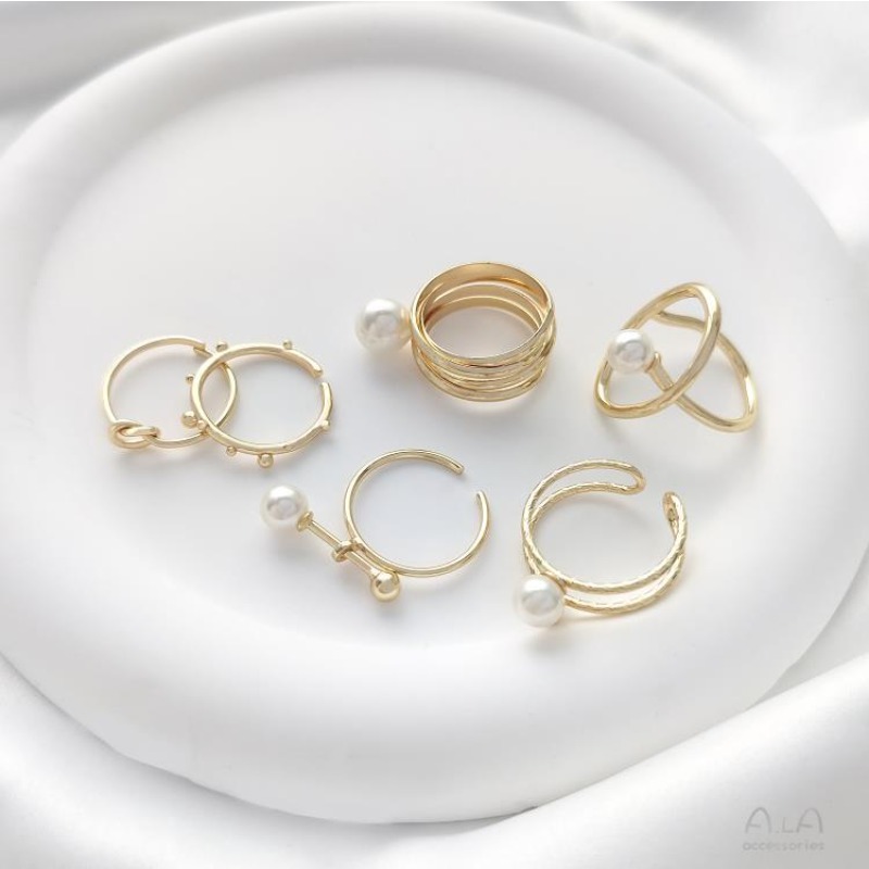 Farbiger 14K Goldring, japanis – Luxury Bags Korea Bewertung und Preis