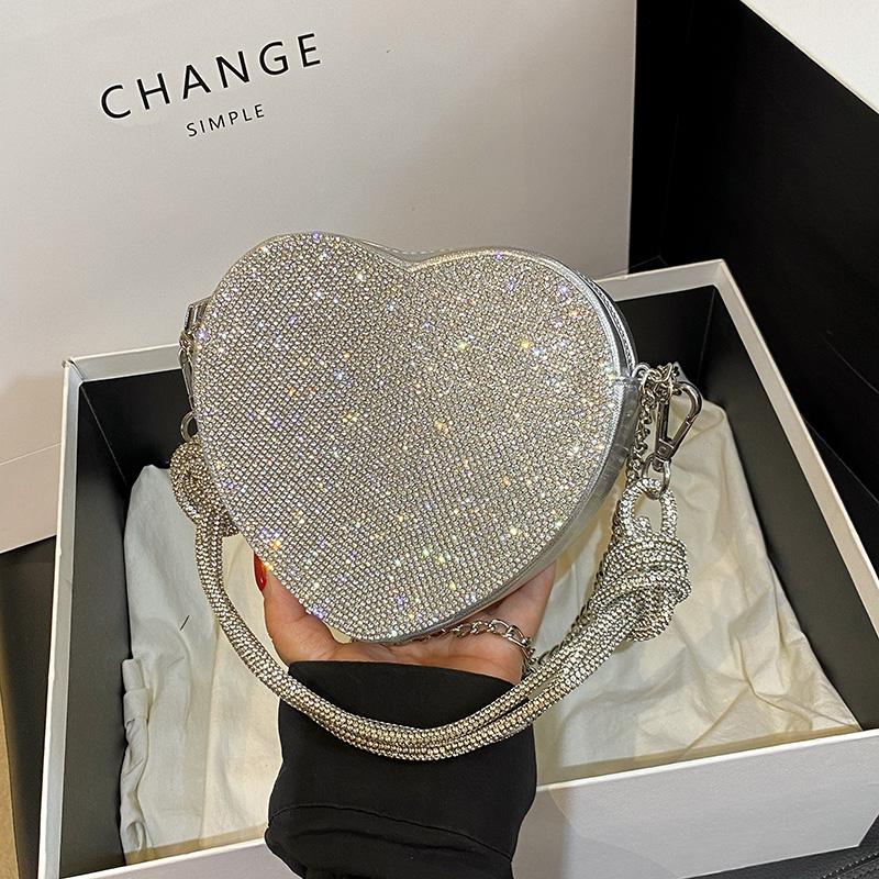 Knoten Griff Strass Abend Clut – Luxury Bags Made In Italy Bewertung und Preis